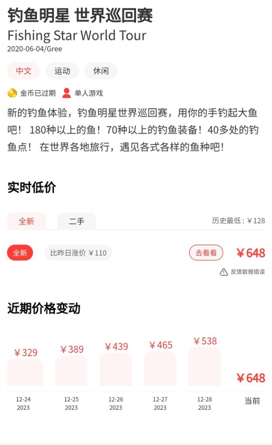 钓鱼佬玩疯了！Switch一款钓鱼游戏被炒至超高价